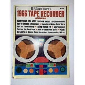 Vtg HiFi Hi Fi Stereo Review Magazine 1966 Tape Recorder Annual Special Edition